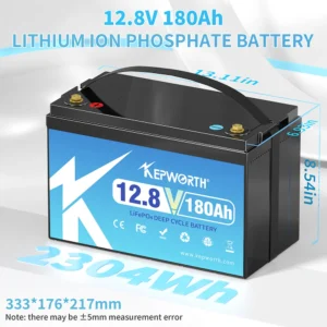 12V 180Ah LiFePO4 Deep Cycle Battery Grade